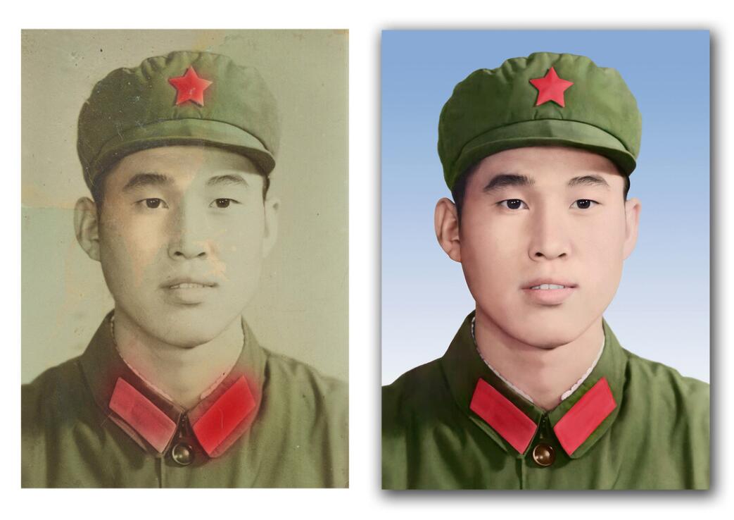 大朗镇破损照片修复-18